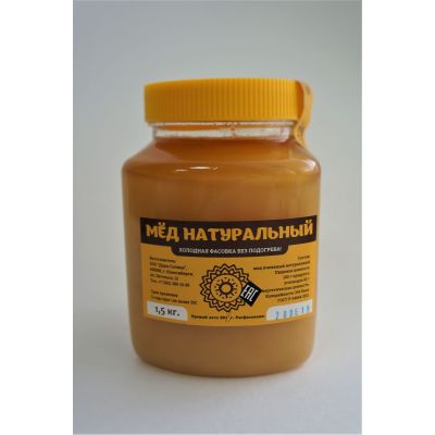 Мёд натуральный ГОРНОЕ РАЗНОТРАВЬЕ, 1,5 кг