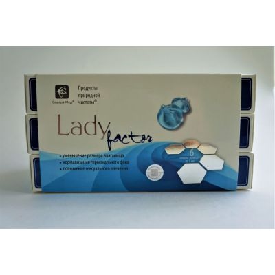 LadyFactor (Леди Фактор) - гель для женщин Сашера-мед, 6 шприц-монодоз по 5 мл